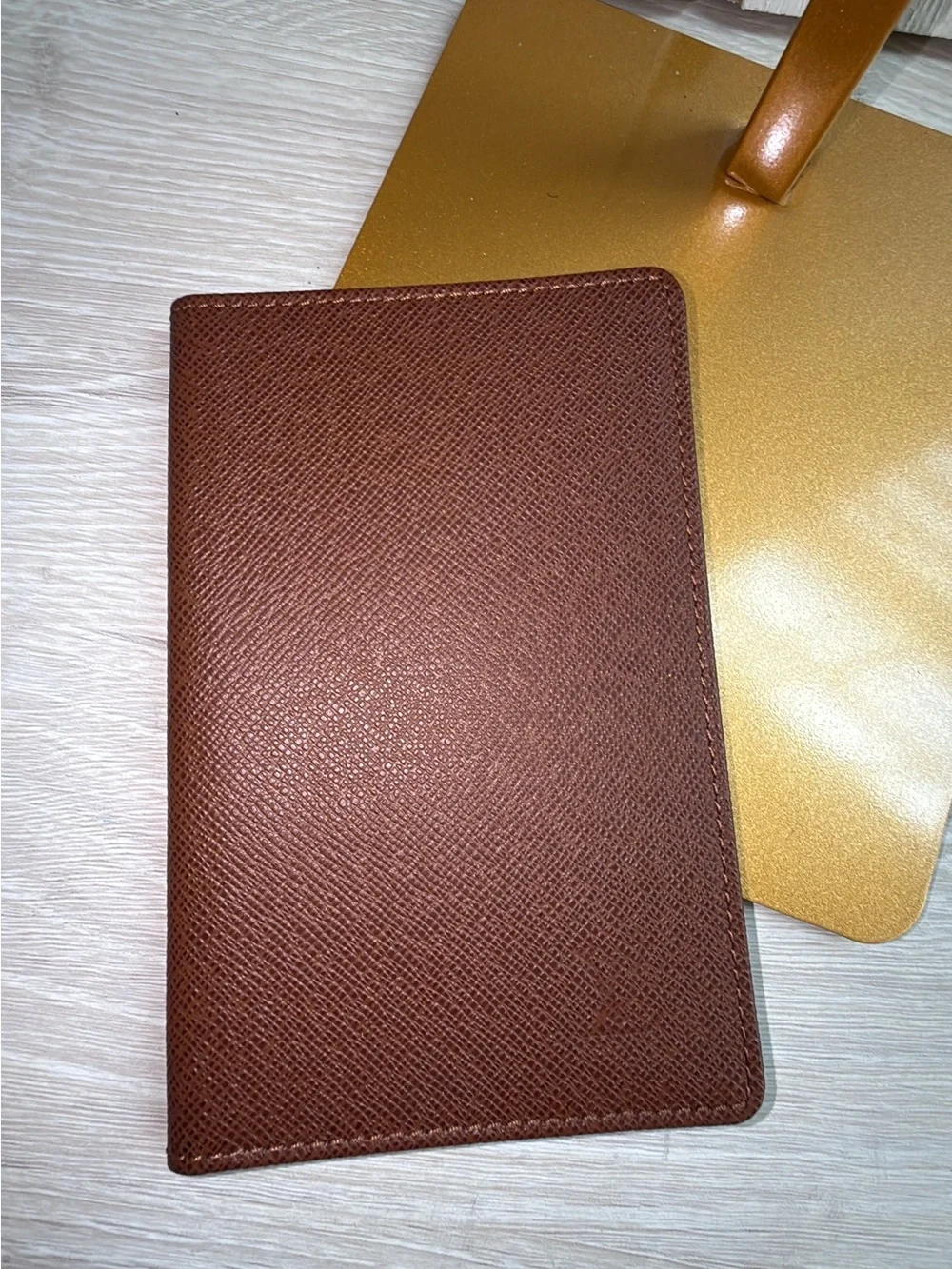 Louis Vuitton Vintage Taiga Leather Photo  ID Holder
